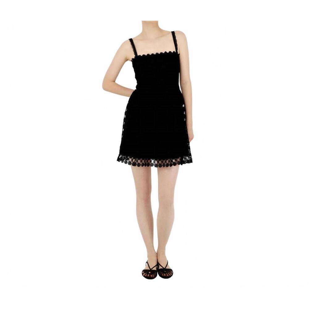 NEW ESPECIA lumina short dress in black